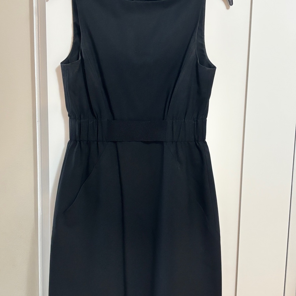 Theory Black Midi Dress